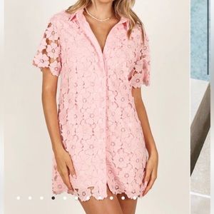 Petal & Pup Tallie Button Up Mini Dress